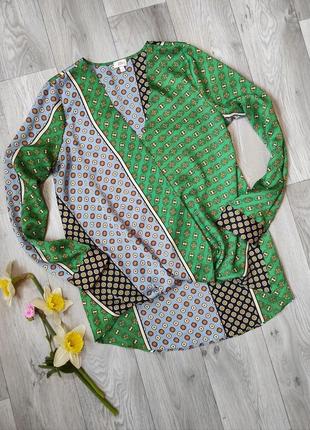 Стильна блуза шовк на запах актуальна святкова нарядна7 фото