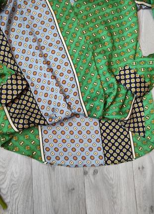 Стильна блуза шовк на запах актуальна святкова нарядна2 фото