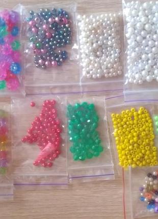 Бисер микс. набор бисера. распродажа. остатки.