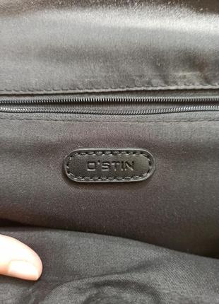 Рюкзак чорний із еко-шкіри5 фото