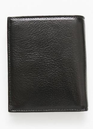 Портмоне турецкое чёрное из натуральной кожи
