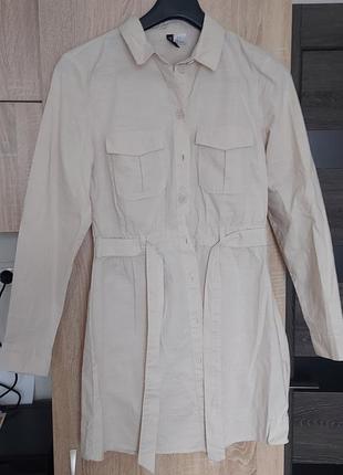 Платье рубашка h&m