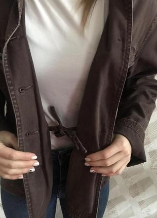 Пиджак коричневый9 фото