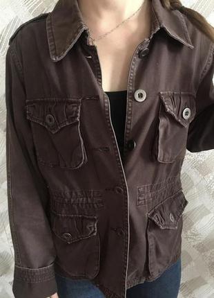 Пиджак коричневый8 фото