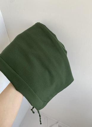 Штаны палаццо ( брюки палаццо) зеленые, зеленовато5 фото