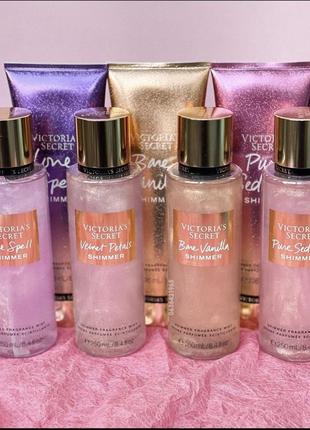 Парфюмированный спрей мист для тела victoria ́s secret love spell shimmer