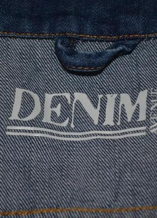 3 - 4 року 104 см обладнаний фірмовий джинсовий піджак курточка джинсовці10 фото