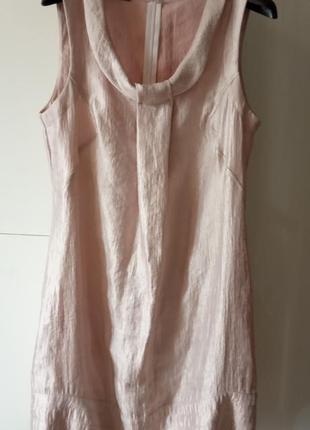 Жемчужно-розовое платье р.s motivi италия1 фото