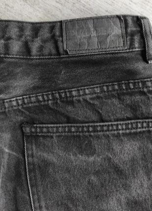 Черные плотные джинсы mom от pull &amp; bear9 фото