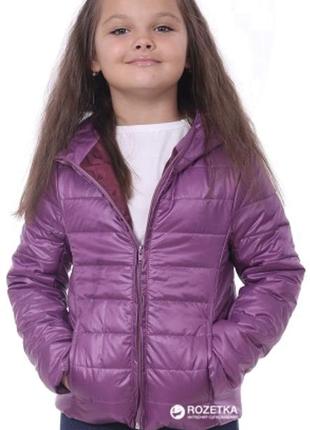Демісезонна куртка kitten 01-4001 146 см, лілова, фіолетова