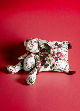 Набір декоративні подушки ведмедик ручна робота постільна білизна стильний тренд тканина strohein1 фото