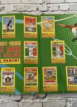 Panini calciatori 1996/97 повний альбом із наклейками2 фото