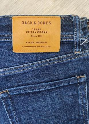 Джинсы рваные jack&jones born rich w30  синие пояс 37-39 см10 фото