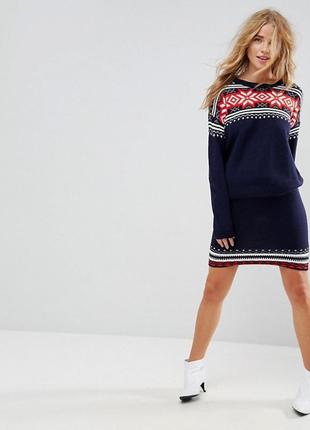 Комплект вязаний светр і спідничка asos3 фото