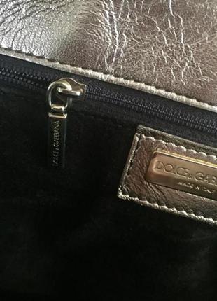 Сумка dolce & gabbana вінтаж зміїний принт оригінал стан дуже хороший тільки фурнітура все на фото видно4 фото