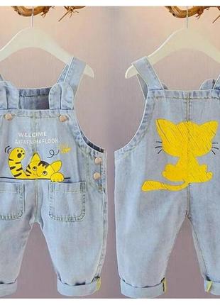 Джинсовый комбинезон kitten 1074