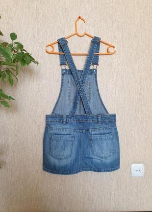 Крутой джинсовый сарафан, комбинезон юбка denim от love2 фото