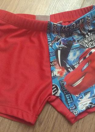 Купальні шорти для хлопчика 92/98р., тачки маквин