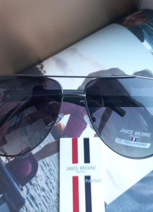 Мужские  солнцезащитные очки авиаторы james browne2 фото