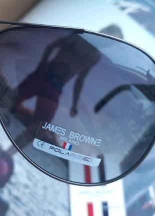 Мужские  солнцезащитные очки авиаторы james browne4 фото