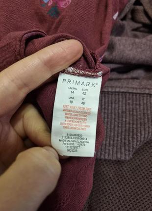 Футболка primark цветочки6 фото