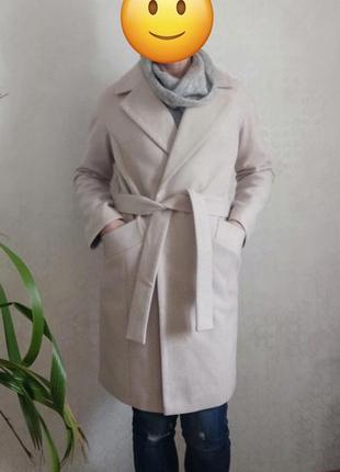 Гарне пряме пальто від бренду emass4 фото