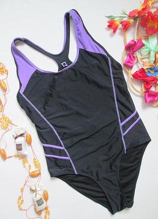 Суперовый  слитный спортивный купальник батал blu 💜🍹💜