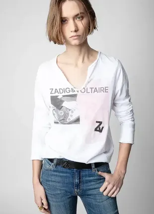 Футболка з довгим рукавом  zadig & voltaire