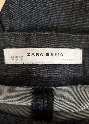 Джинсы брюки стрейч синие весна-лето zara раз.307 фото