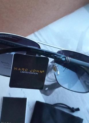 Чоловічі сонячні окуляри з поляризацією бренд marc john італія4 фото