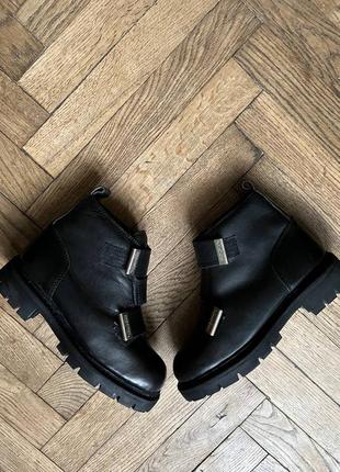 Ботинки кожаные зимние женские новые harley davidson оригинал