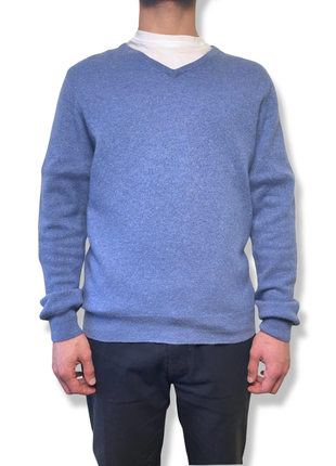 Кашеміровий пуловер светр з v-вирізом yorn кашемір hugo boss m l3 фото