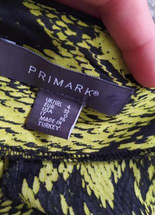 Макси миди платье сарафан неоновое змеиный принт primark8 фото