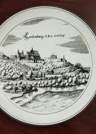 Німецька настінна тарілка satltnburg. дмаметр — 24 см.