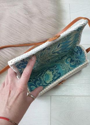 Красивая плетеная сумочка ручной работы5 фото