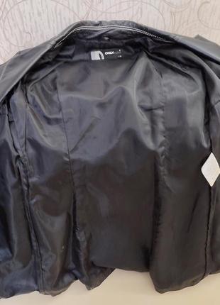 Шкіряний тренч куртка курточка розмір м7 фото