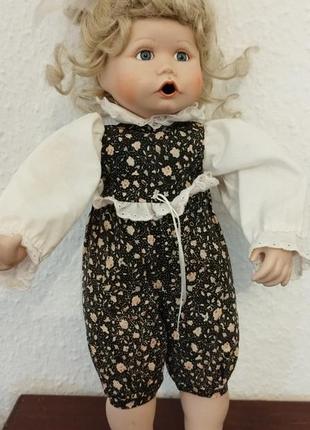 Антикварная фарфоровая кукла с клеймом.37см.1 фото
