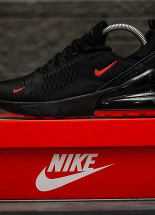 Мужские, качественные кроссовки nike air max 270 black1 фото