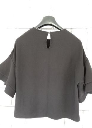 Кофтина топ блузон оверсайз,,рукава с воланами; zara woman; ; xs/s8 фото