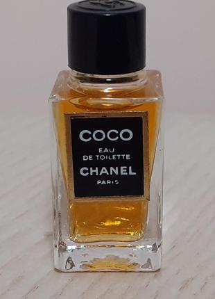 Туалетна вода chanel coco 4 мл вінтажна мініатюра