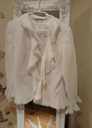 Пиджак белый брендовый cartoon6 фото