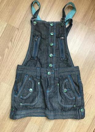 Классный джинсовый сарафан
