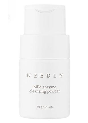 Мягкая энзимная пудра для умывания needly mild enzyme cleansing powder 40 гр