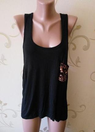 Mango . модна майка оверсайз кишеньку розшитий паєтками - тренд сезону