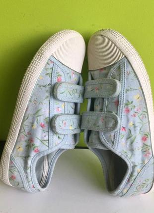 Кеди мокасини next на липучках текстиль 4