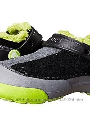Crocs утеплённые слипоны оригинал