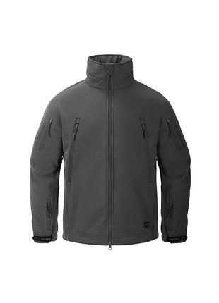 Тактическая куртка helicon soft-shell серая helikon-tex gunfighter sharkskin shadow grey