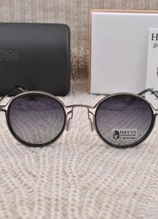 Фірмові сонцезахисні круглі окуляри  havvs polarized hv68044 стимпанк4 фото