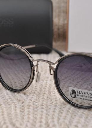 Фірмові сонцезахисні круглі окуляри  havvs polarized hv68044 стимпанк6 фото