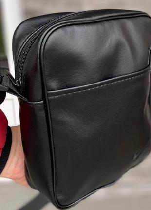 Мужская сумка барсетка через плечо, спортивная черная стильная3 фото